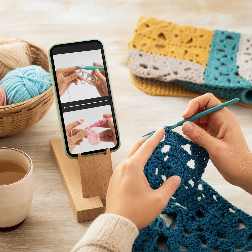 App para Aprender Crochê: Guia Passo a Passo