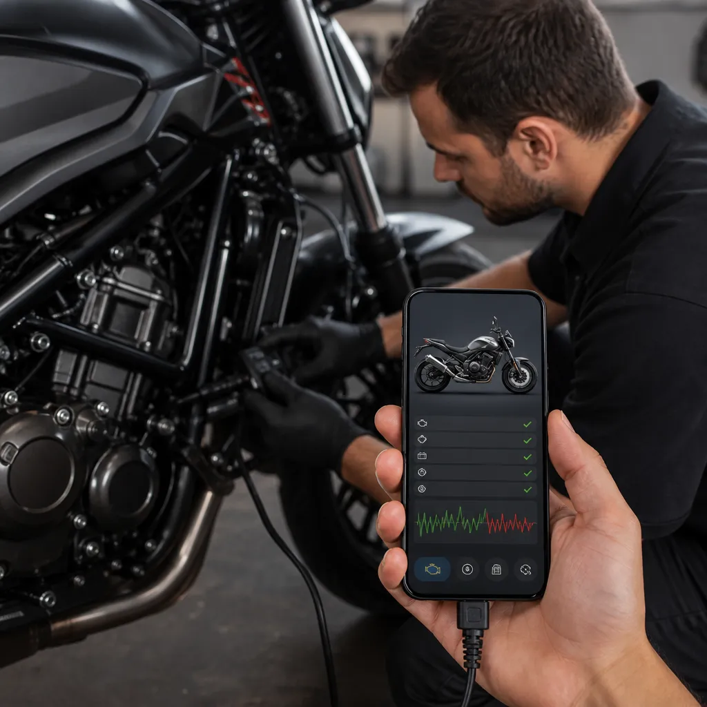 App Scanner de Motos: Diagnóstico Completo