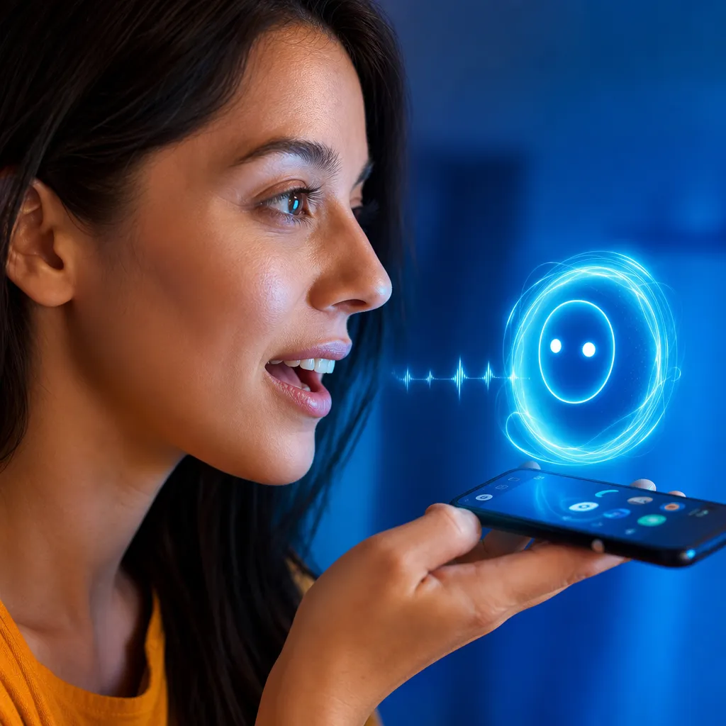 Assistente IA por Voz: Tarefas no Celular