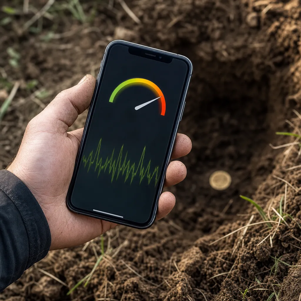 Como usar iPhone para detectar metais e objetos enterrados facilmente