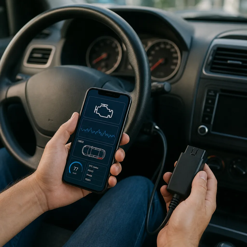 Descubra defeitos do veículo direto do seu smartphone agora
