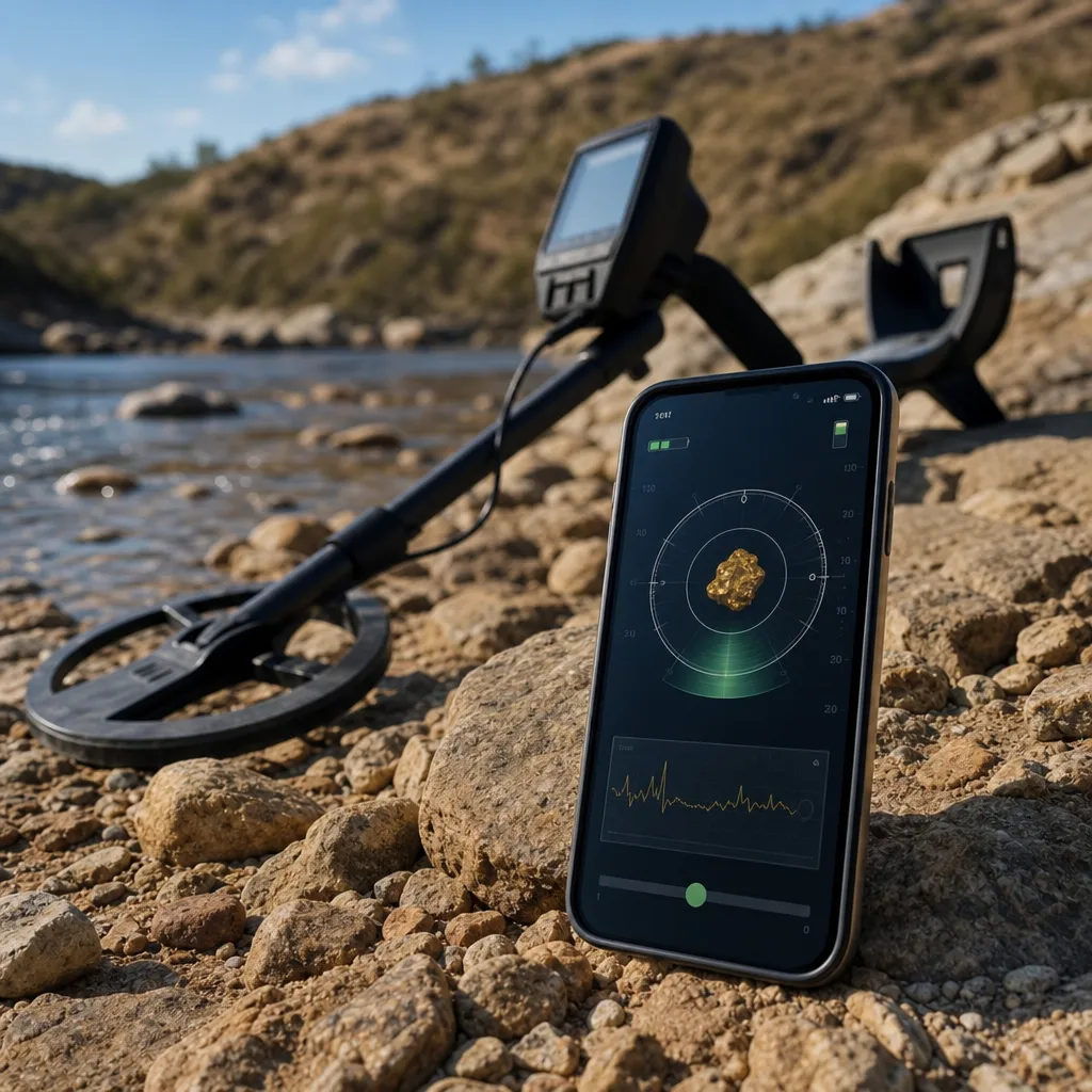 Detector de metais profissional para prospecção de ouro