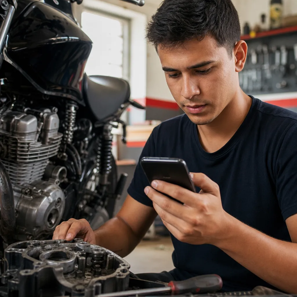 Faça um Curso de Mecânico de Motos Com Certificado Pelo Celular