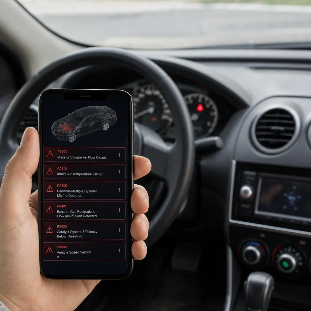 Scanner de Carro que Detecta Todos os Defeitos Automaticamente