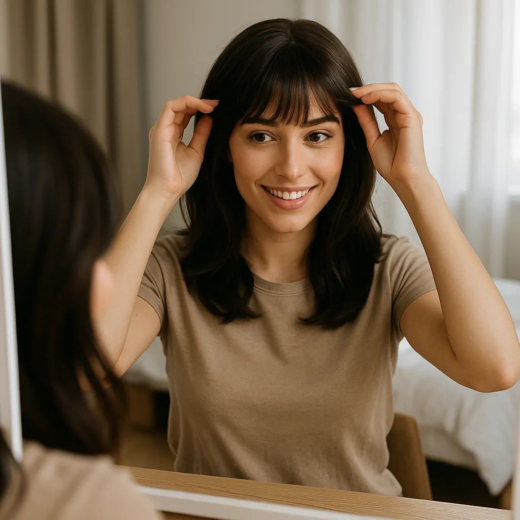 Tagli di prova, frange e nuovi stili senza bisogno di tagliare i propri capelli